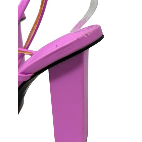 Public Desire pink strappy high heel sandals size 8 - Picture 9 of 15
